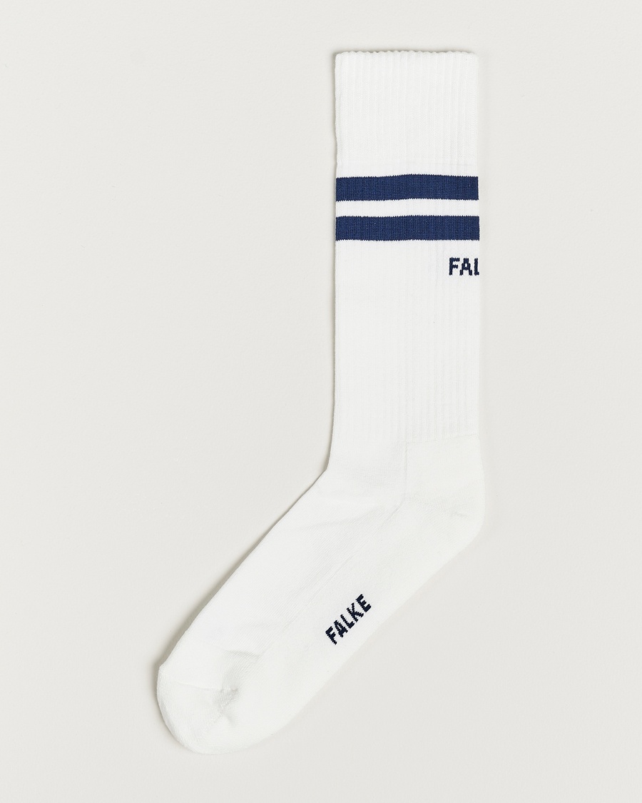 Falke Dynamic Tennis Sock White/Navy – Blanc