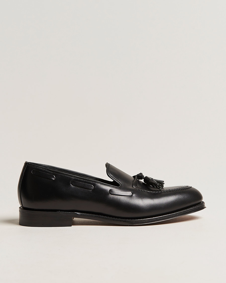 Loake 1880 Russell Tassel Loafer Black Calf – Noir