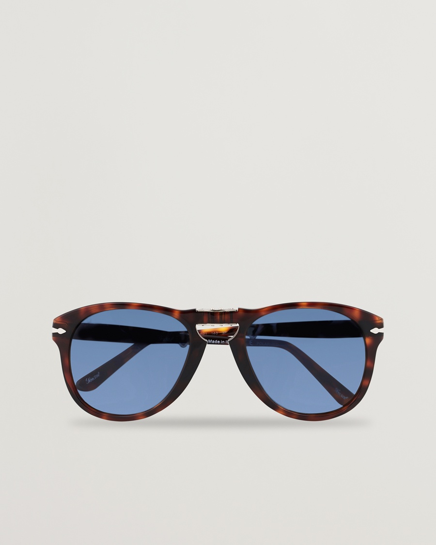 Persol 0PO0714 Folding Sunglasses Havana/Blue Gradient – Marron