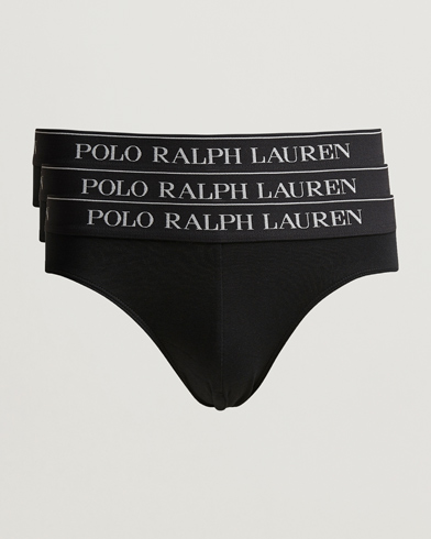 Homme | Polo Ralph Lauren | Polo Ralph Lauren | 3-Pack Low Rise Brief Black