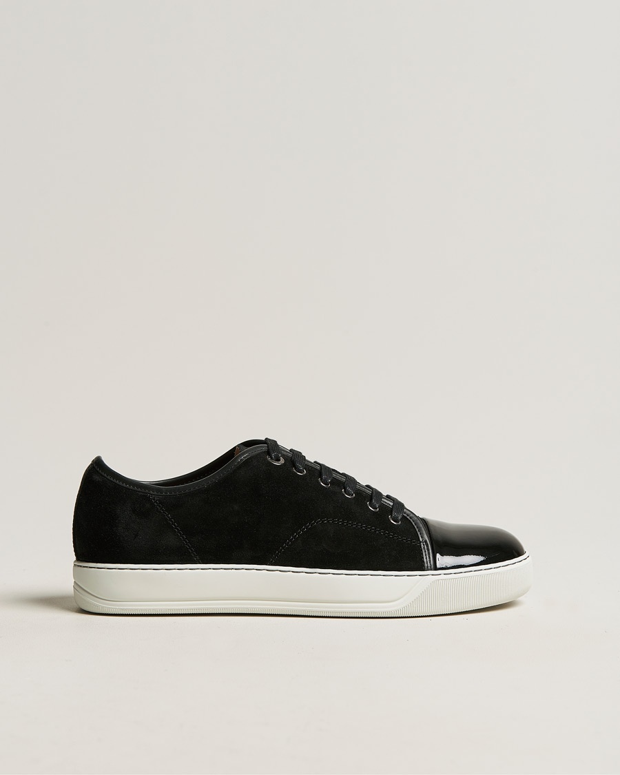 Lanvin DBB1 Patent Cap Toe Sneaker Black – Noir
