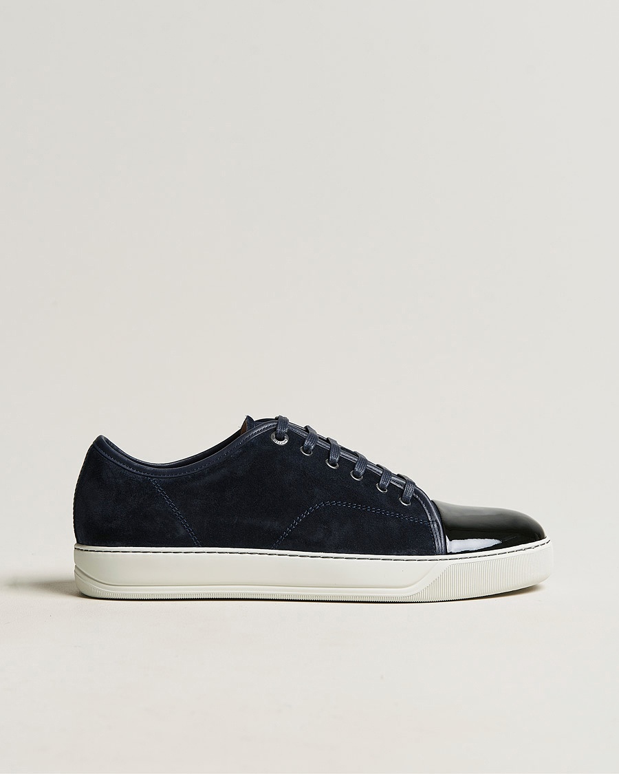 Lanvin DBB1 Patent Cap Toe Sneaker Navy – Bleu