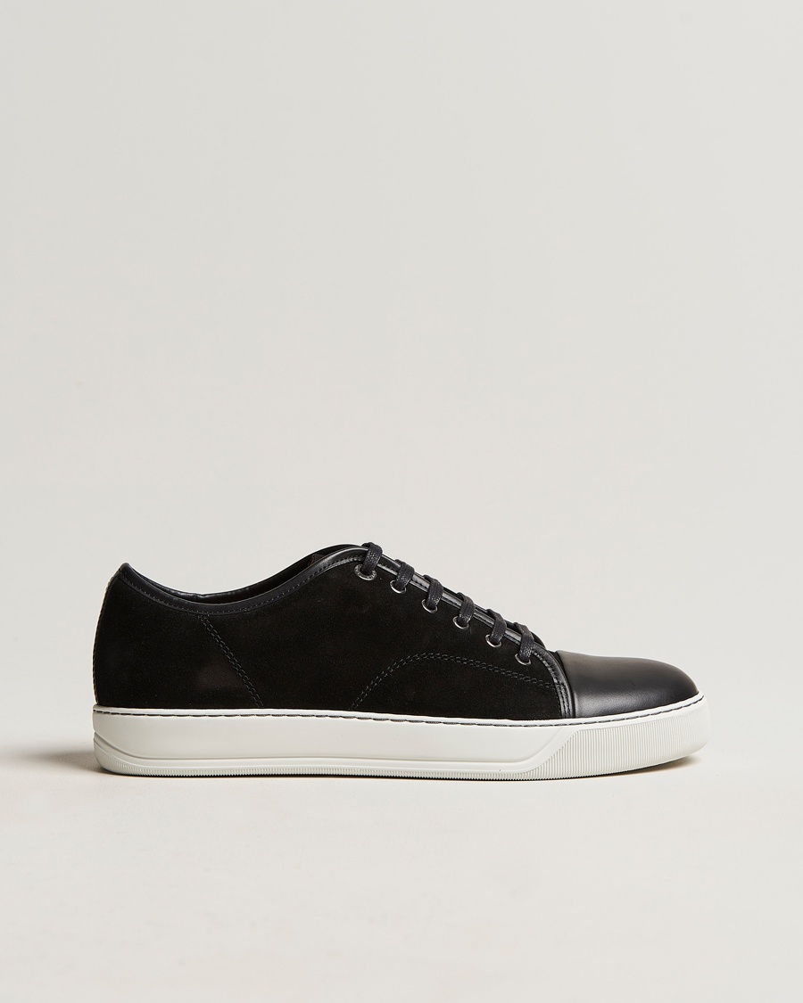 Lanvin DBB1 Nappa Cap Toe Sneaker Black – Noir