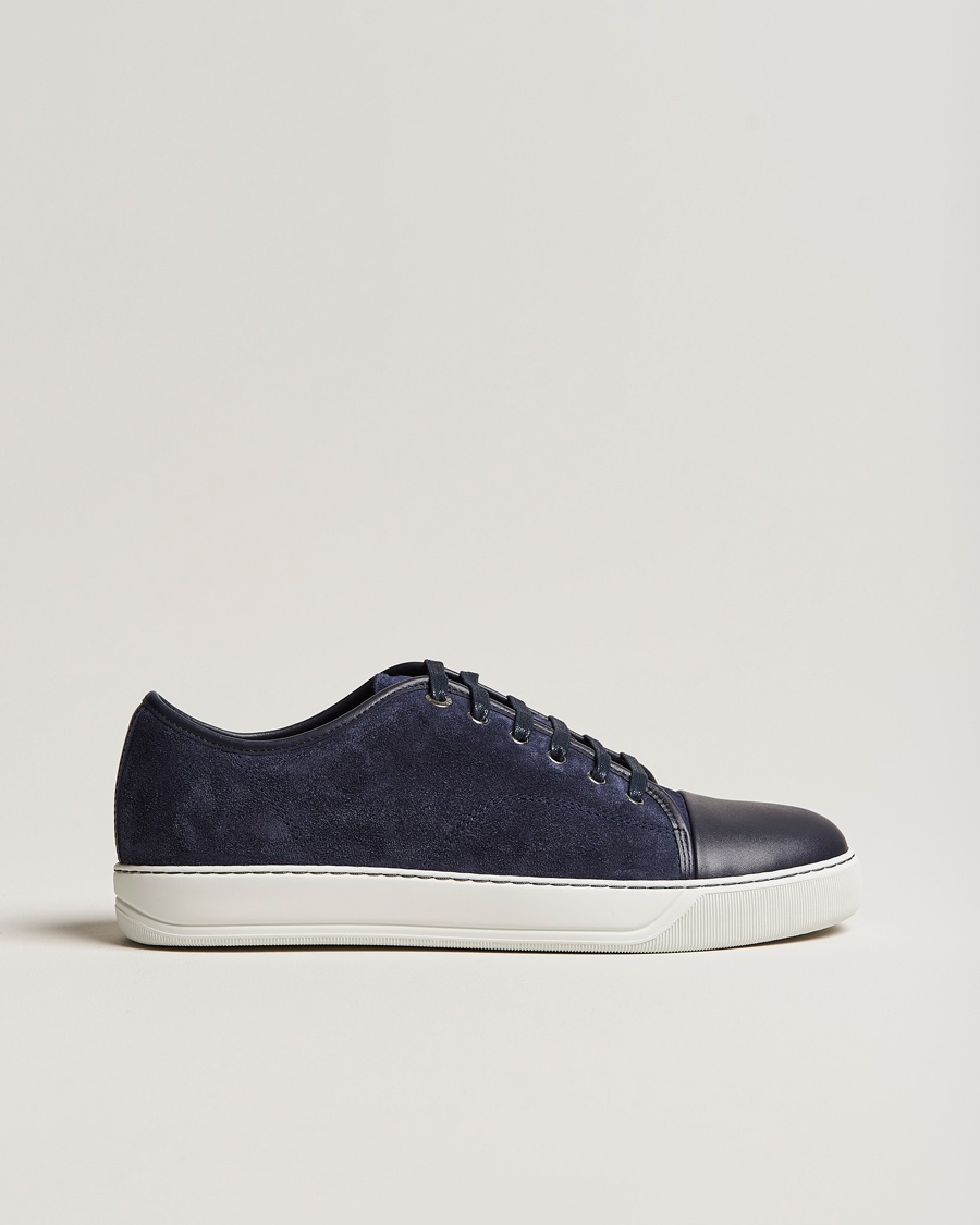Lanvin DBB1 Nappa Cap Toe Sneaker Navy – Bleu