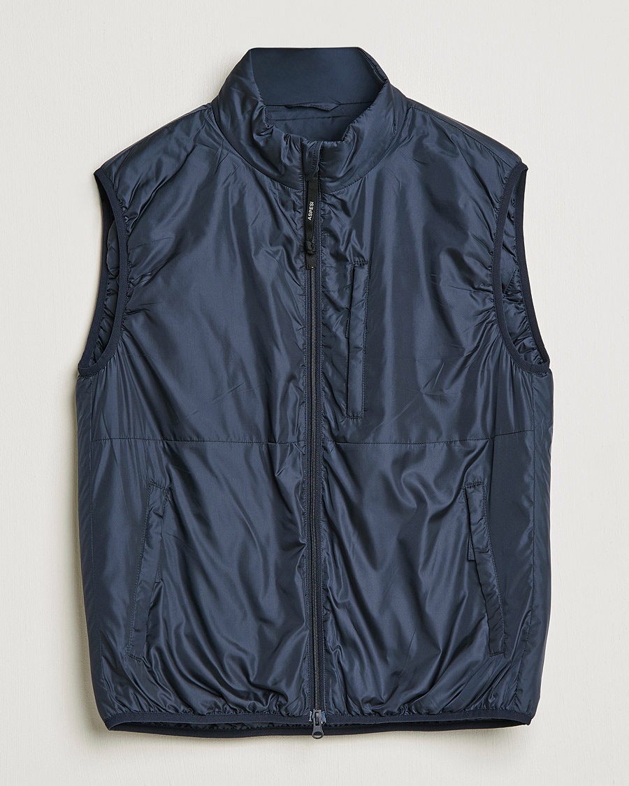 Aspesi Jil Padded Vest Navy – Bleu