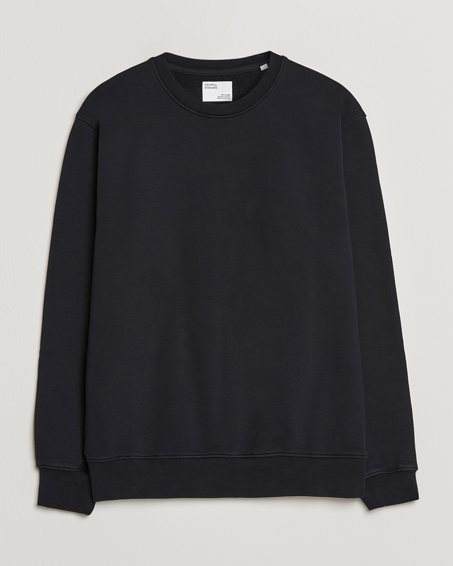 Colorful Standard Classic Organic Crew Neck Sweat Deep Black – Noir