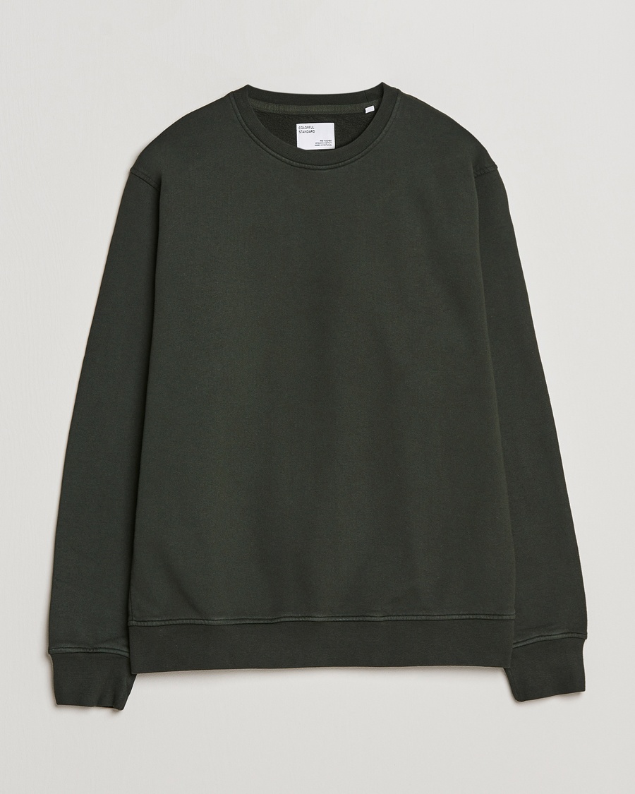 Colorful Standard Classic Organic Crew Neck Sweat Hunter Green – Vert