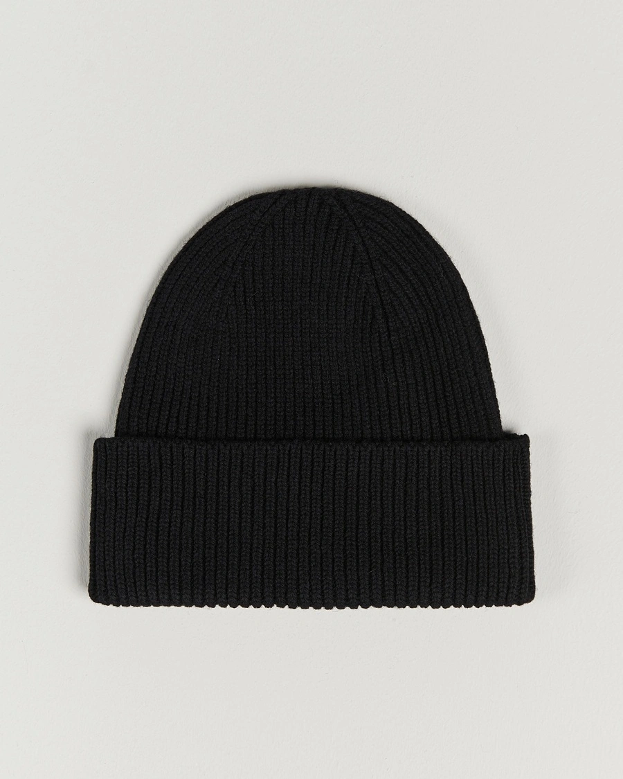 Colorful Standard Merino Wool Beanie Deep Black – Noir