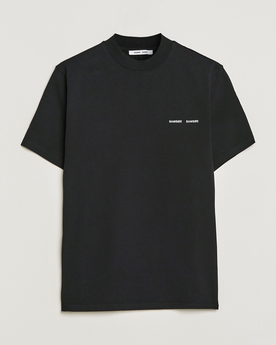 Samsøe Samsøe Norsbro Organic Cotton Tee Black – Noir