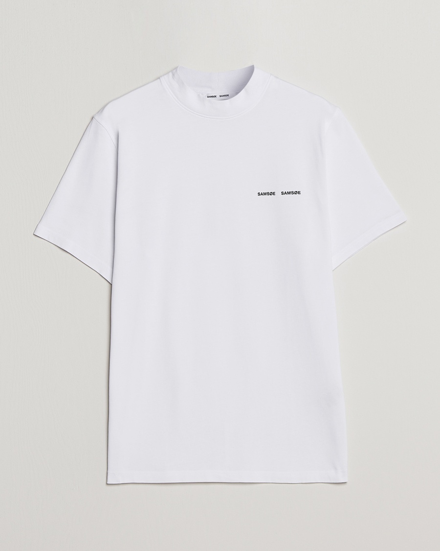 Samsøe Samsøe Norsbro Organic Cotton Tee White – Blanc