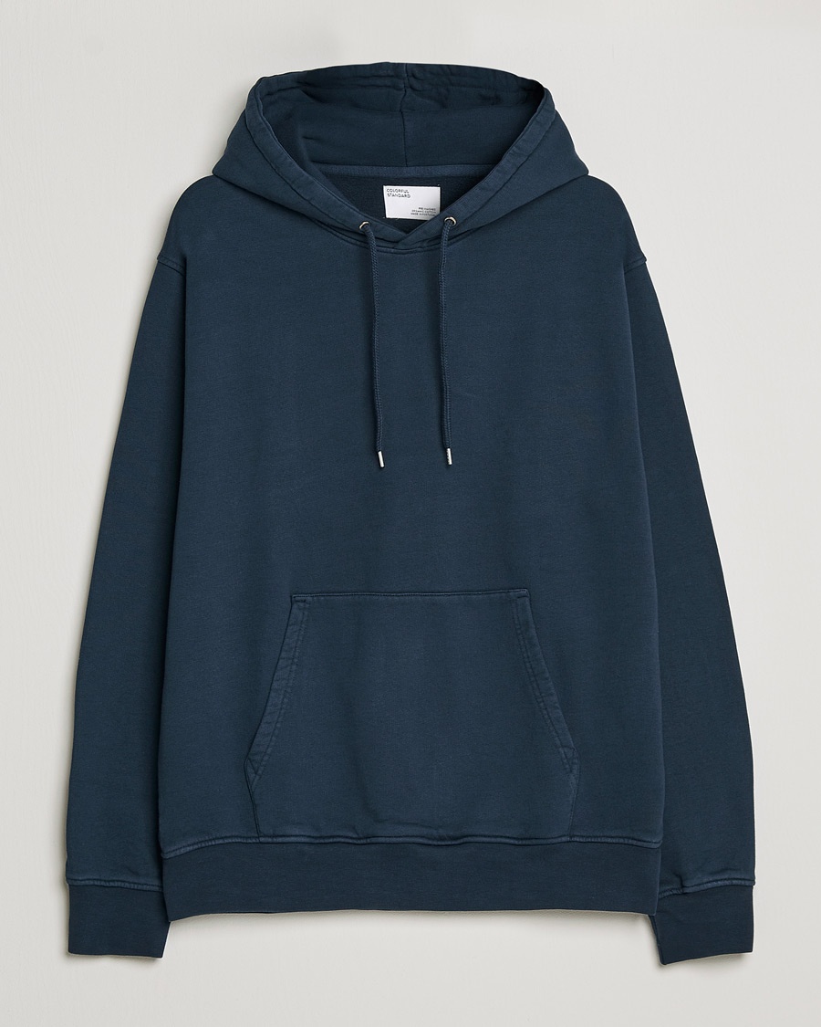 Colorful Standard Classic Organic Hood Navy Blue – Bleu