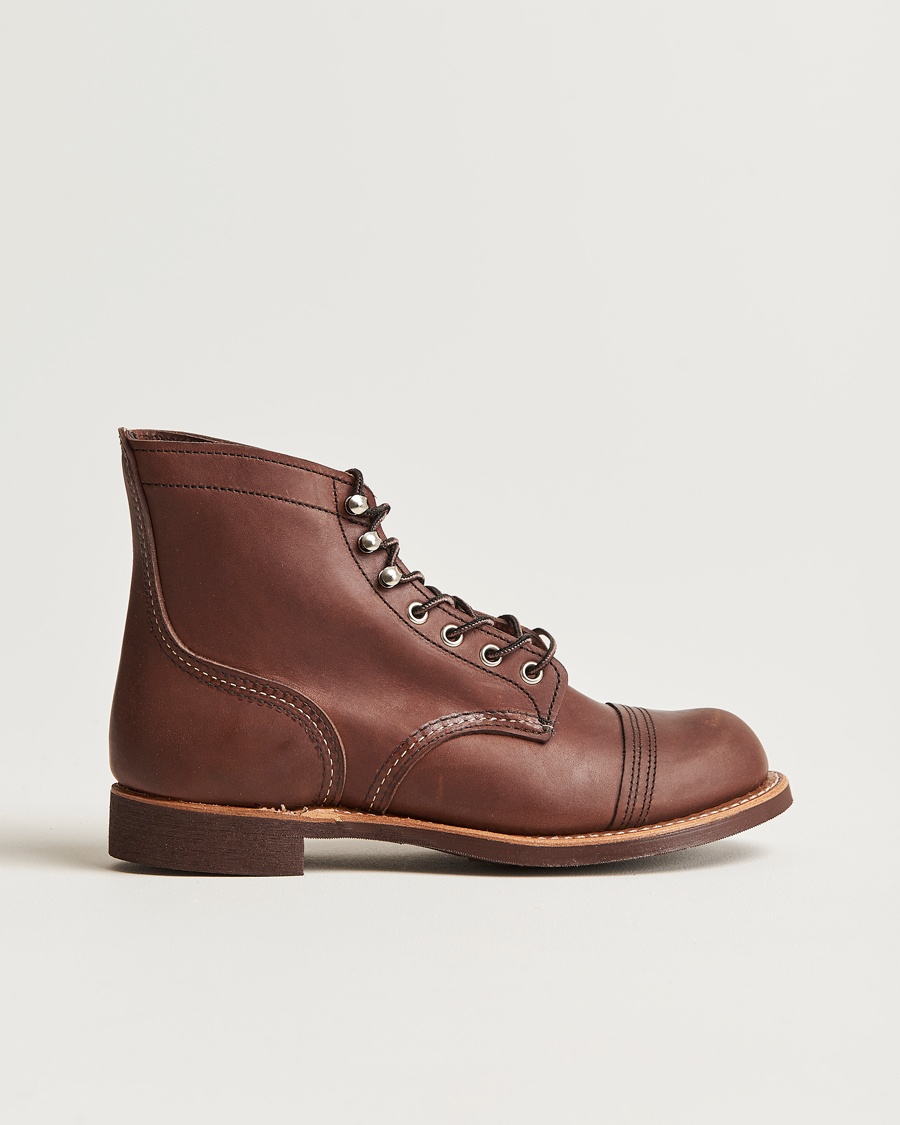 Red Wing Shoes Iron Ranger Boot Amber Harness – Marron