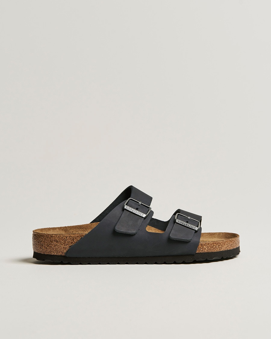 BIRKENSTOCK Arizona Classic Footbed Black Oiled Leather – Noir