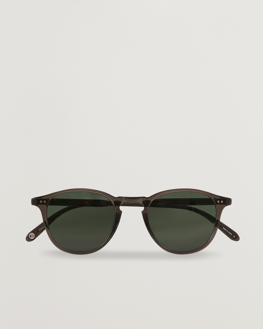 Garrett Leight Hampton 46 Sunglasses Black Glass – Noir