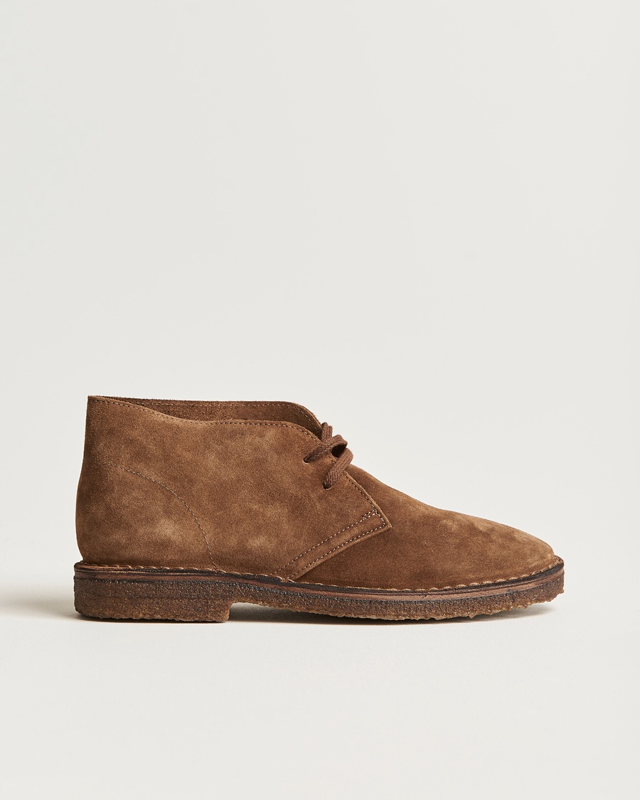 Drake's Clifford Suede Desert Boots Light Brown – Marron