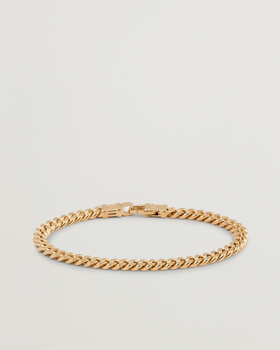 Tom Wood Curb Bracelet L Gold – Or