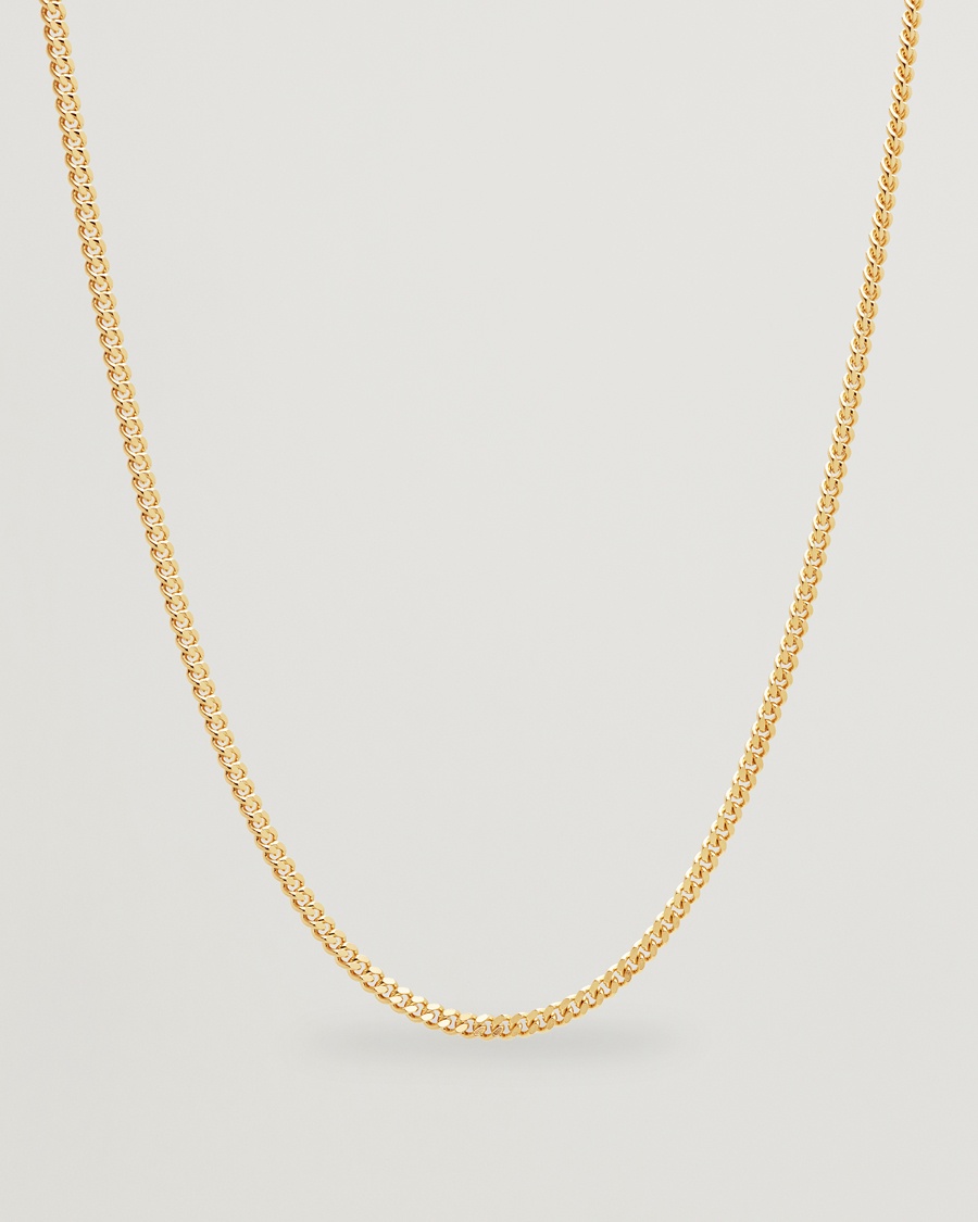 Tom Wood Curb Chain M Necklace Gold – Or