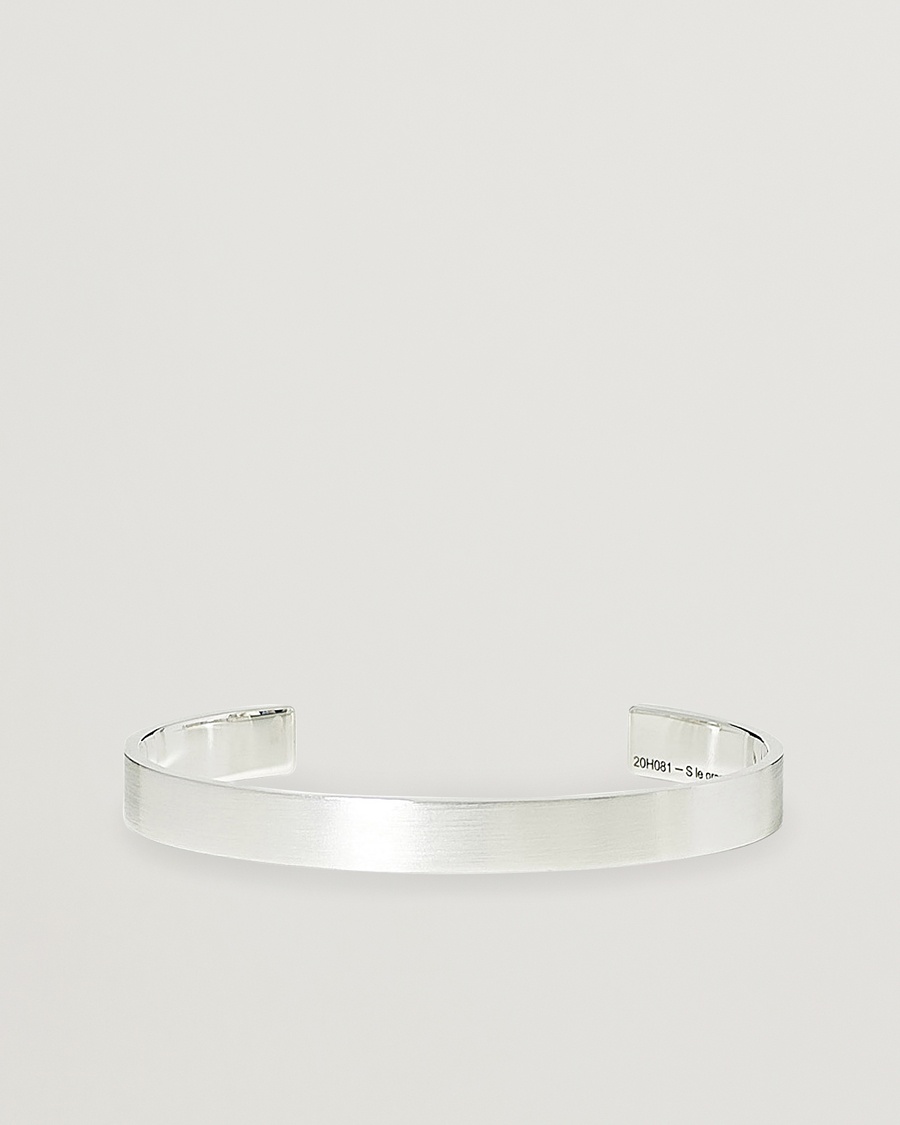 LE GRAMME Ribbon Bracelet Brushed Sterling Silver 21g – Argent
