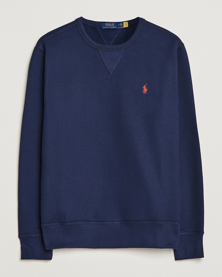 Polo Ralph Lauren Crew Neck Sweatshirt Cruise Navy – Bleu