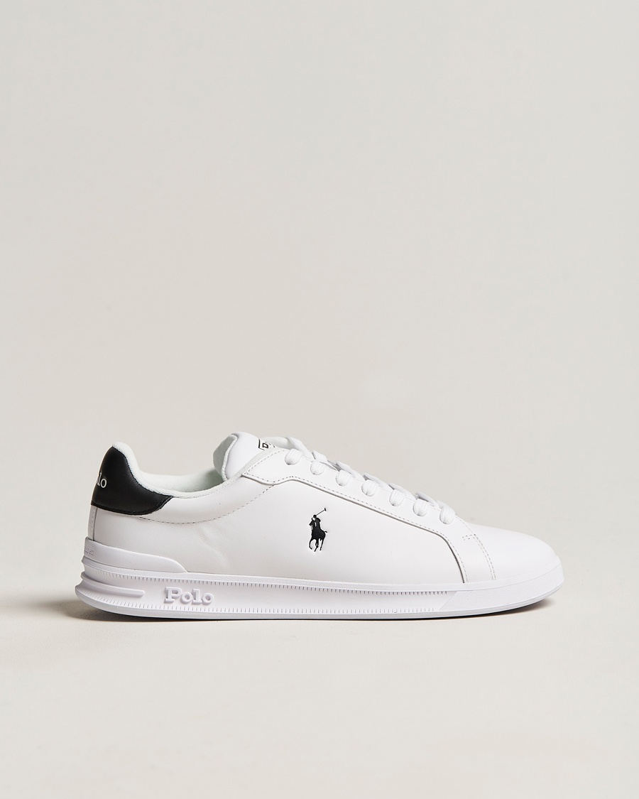 Polo Ralph Lauren Heritage Court Sneaker White/Black – Blanc