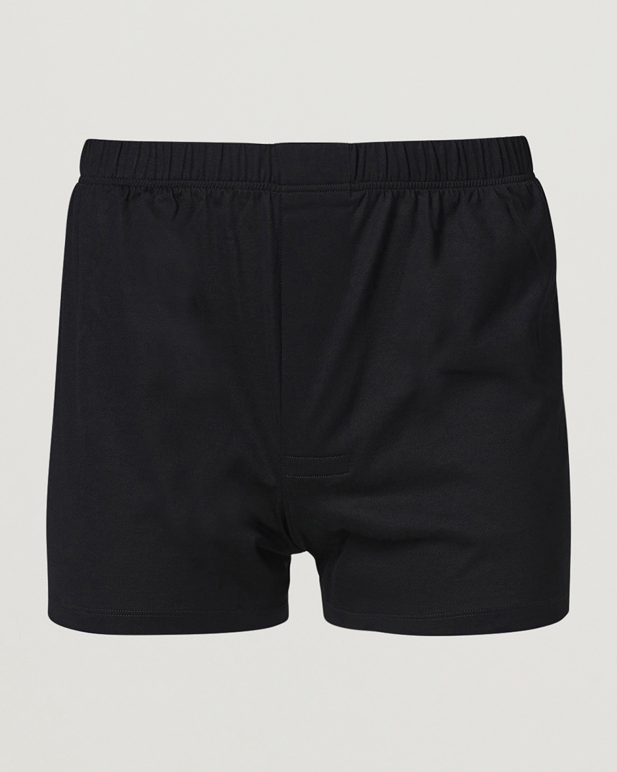 Bresciani Cotton Boxer Brief Black – Noir