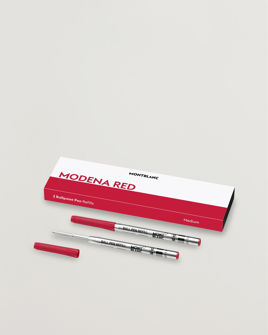 Montblanc 2 Ballpoint Pen Refills Modena Red – Rouge