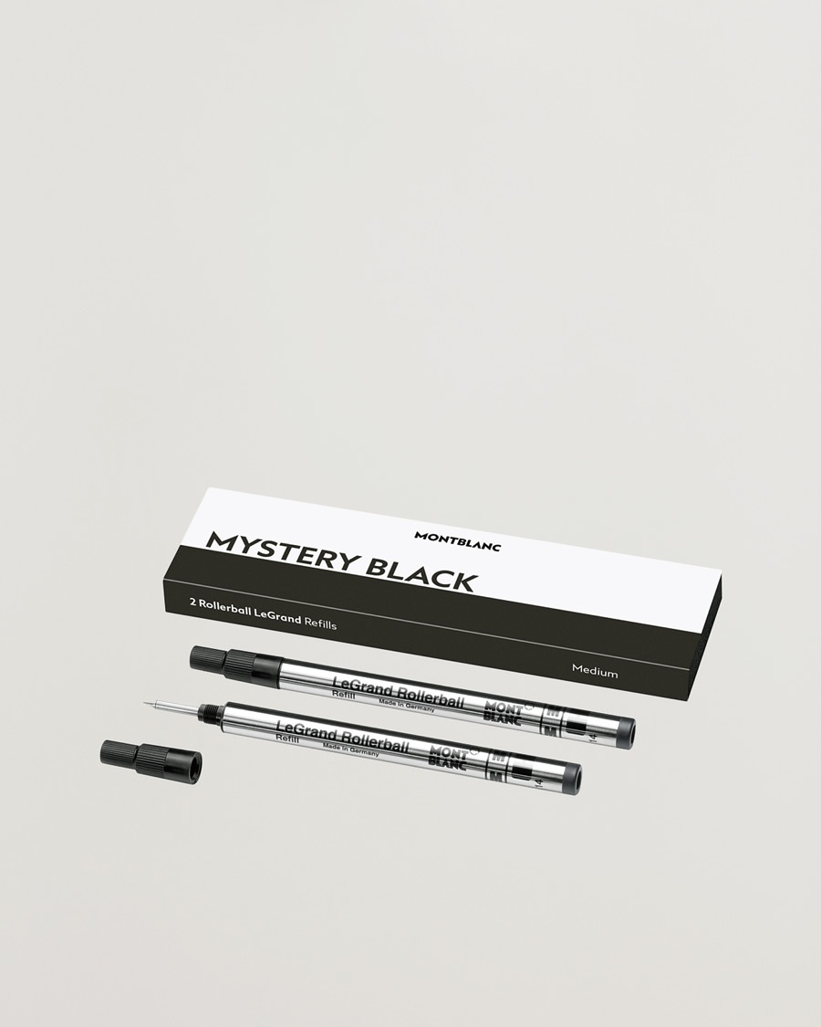 Montblanc 2 Rollerball LeGrand Pen Refills Mystery Black – Noir