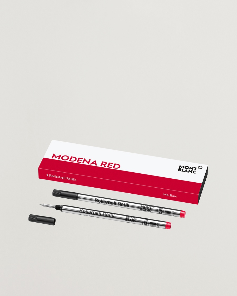 Montblanc 2 Rollerball Refills Modena Red – Rouge