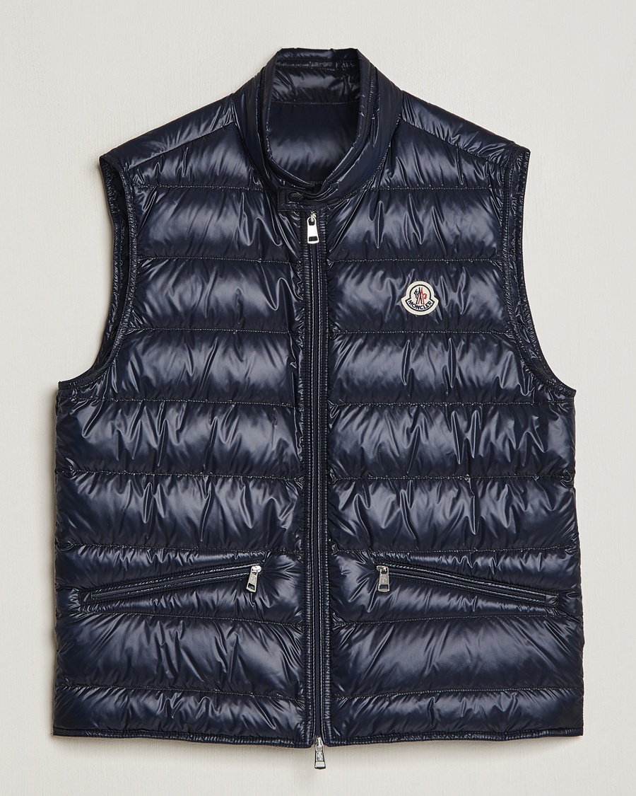 Moncler Gui Vest Navy – Bleu