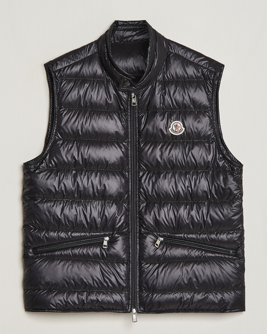 Moncler Gui Down Vest Black – Noir