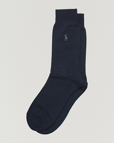 Homme | Polo Ralph Lauren | Polo Ralph Lauren | 2-Pack Mercerized Cotton Socks Admiral Blue