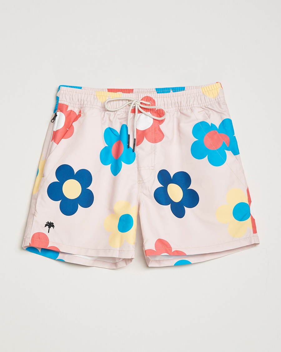 OAS Printed Swimshorts Daisy – Bleu