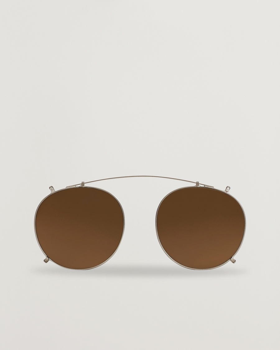 TBD Eyewear Clip-ons Silver/Tobacco – Marron