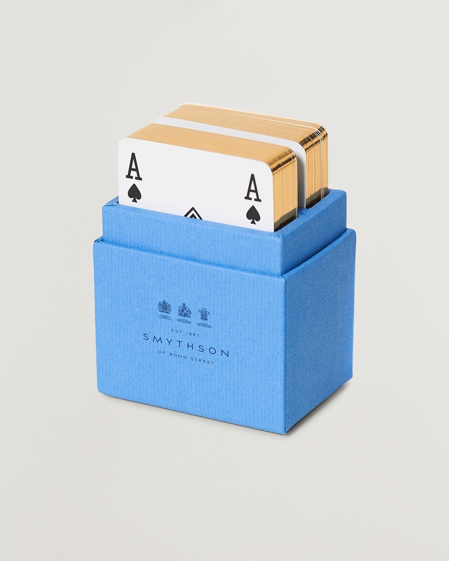 Smythson SmythsonPlaying CardNile Blue