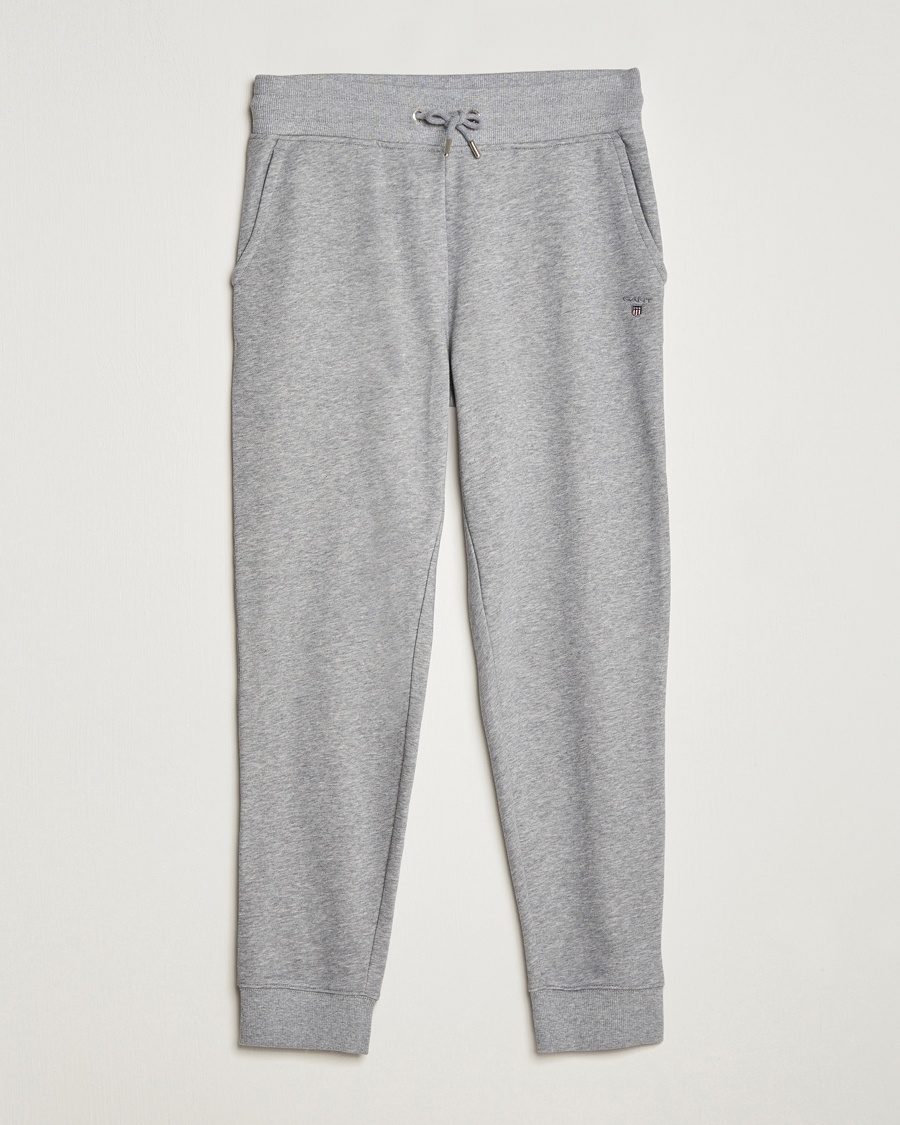 Gant Original Sweatpants Grey Melange – Gris
