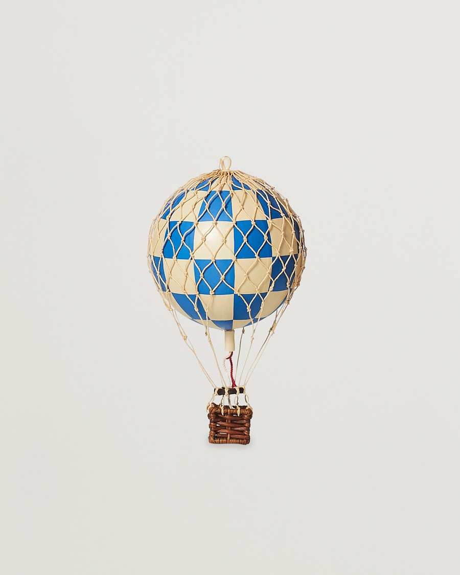 Authentic Models Floating The Skies Balloon Check Blue – Bleu