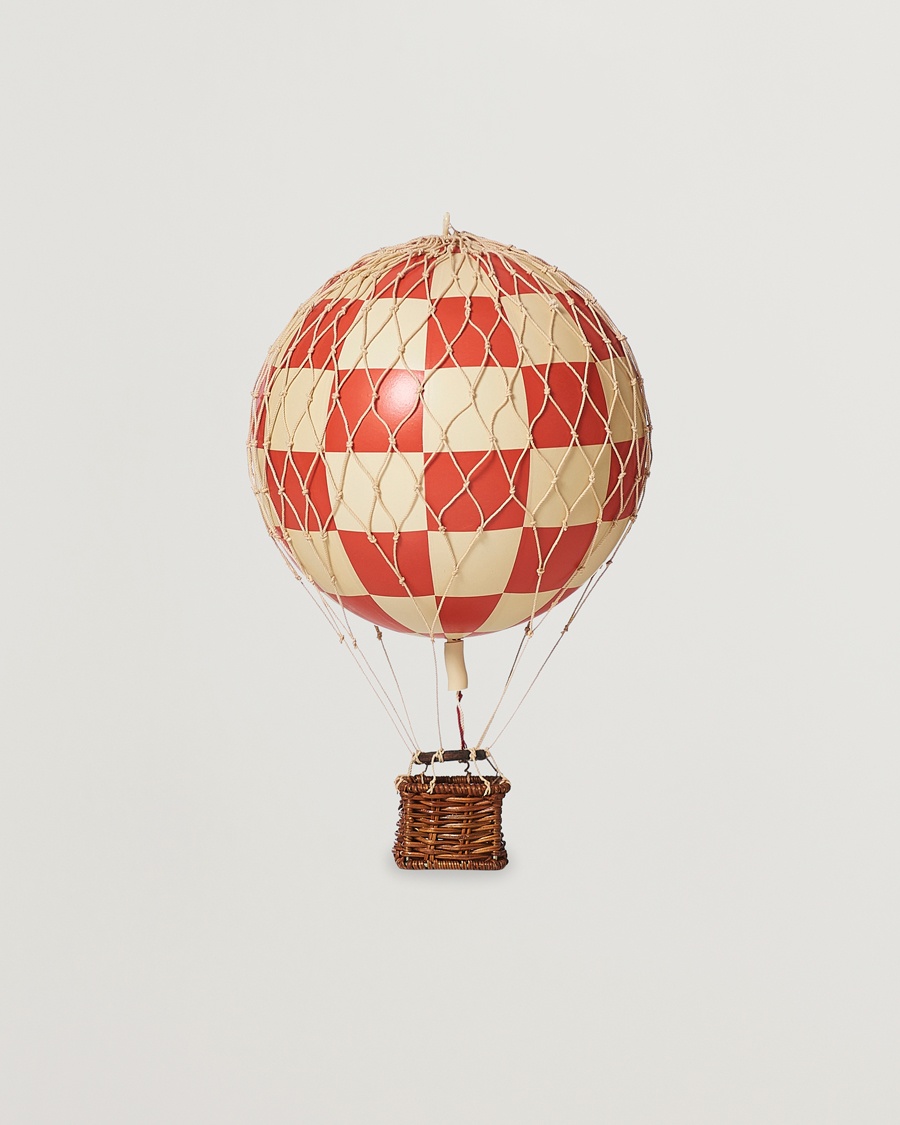 Authentic Models Travels Light Balloon Check Red – Rouge