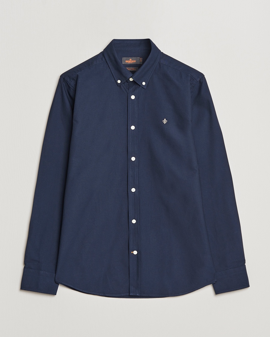 Morris Douglas Oxford Shirt Navy – Bleu