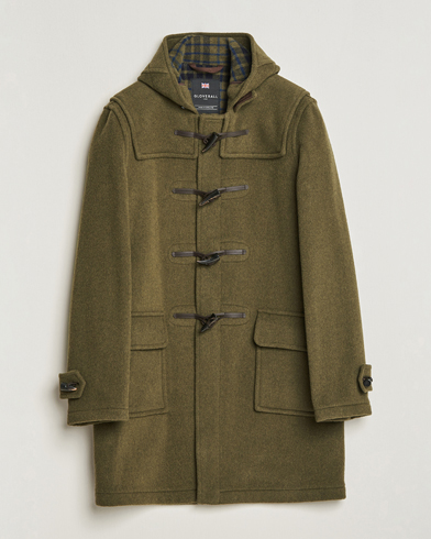 Gloverall Morris Duffle Coat Loden/Check