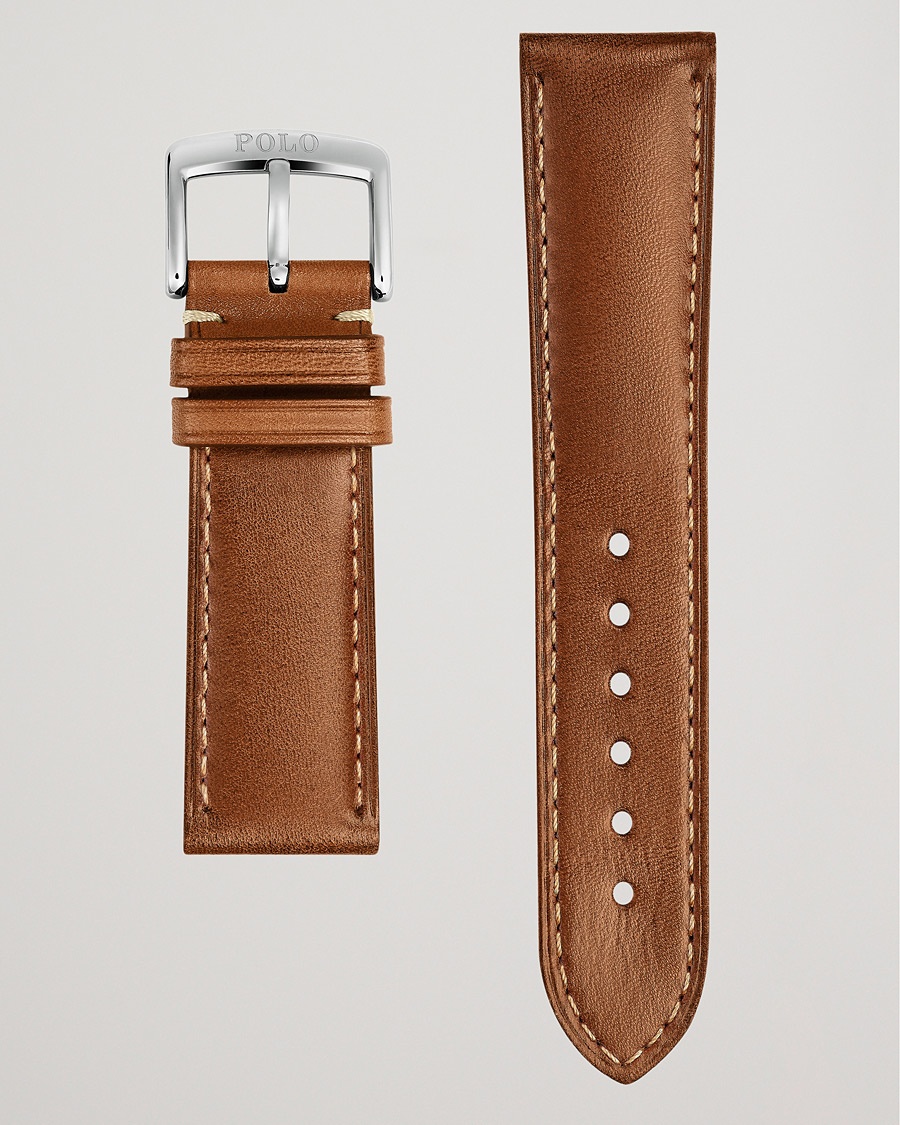Polo Ralph Lauren Sporting Leather Strap Used Burnished – Marron