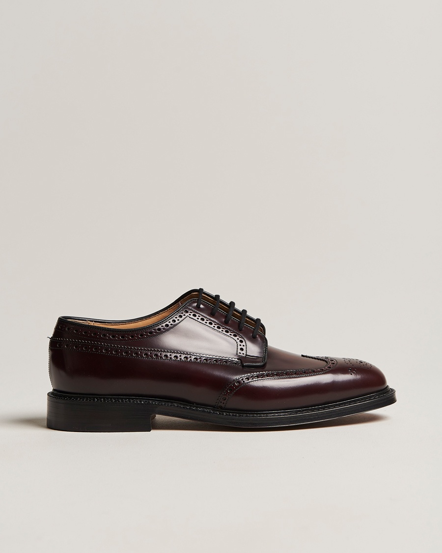 Church's Grafton Polished Binder Brogue Burgundy – Rouge