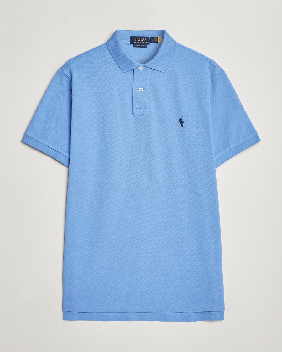 Polo Ralph Lauren Custom Slim Fit Polo Harbour Island – Bleu