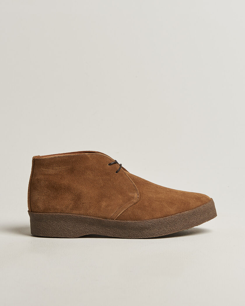 Sanders Joel Chukka Boot Tan Suede – Marron