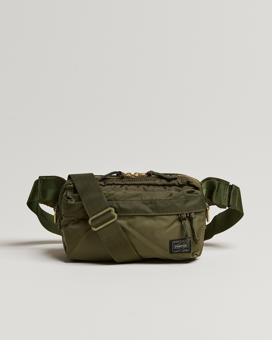 Porter-Yoshida & Co. Force Waist Bag Olive Drab – Vert