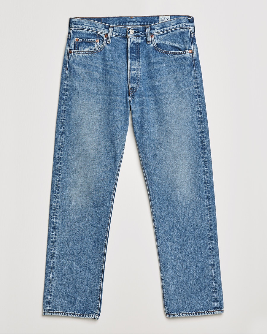 orSlow Straight Fit 105 Selvedge Jeans Denim Used – Bleu