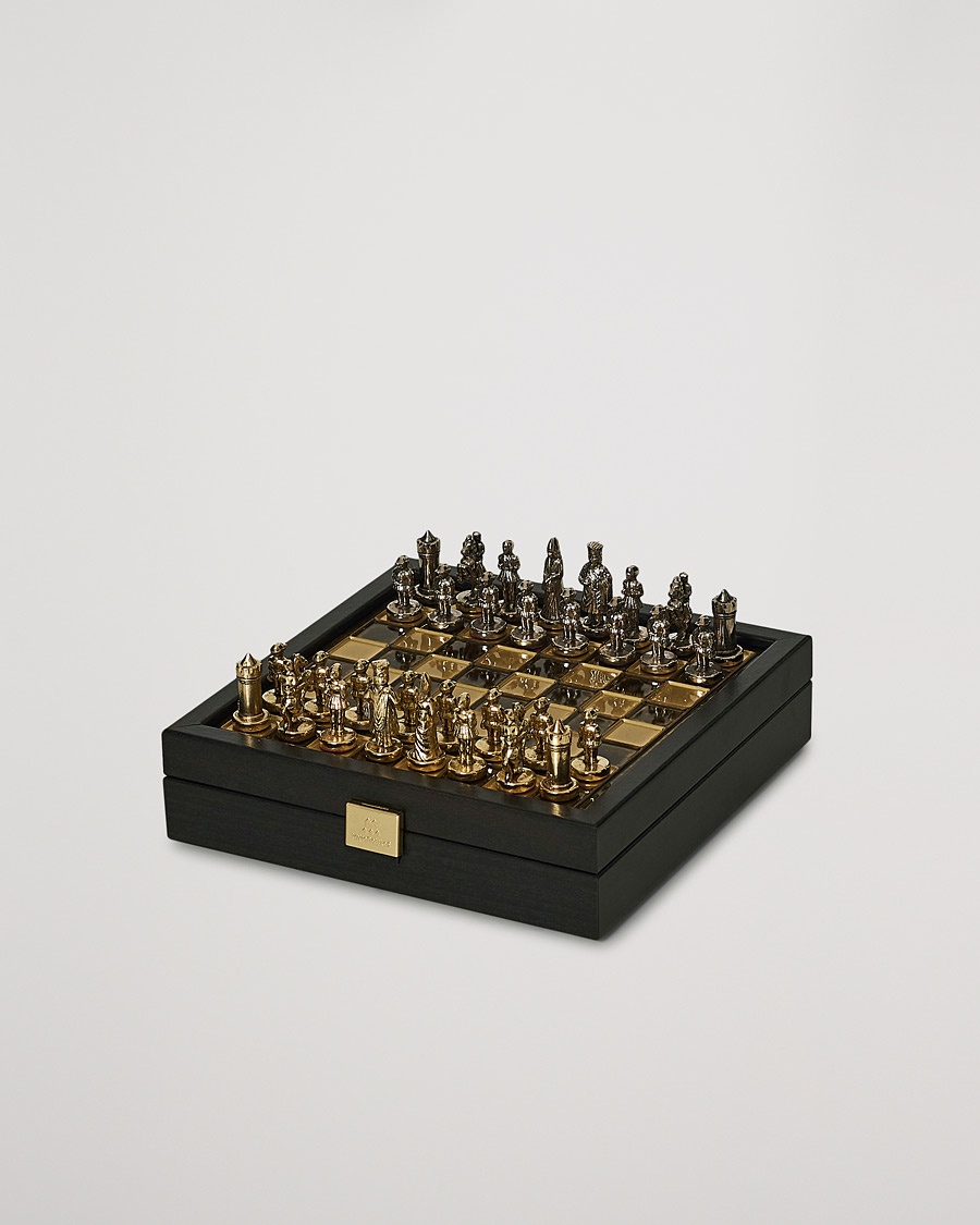 Manopoulos Byzantine Empire Chess Set Brown – Marron