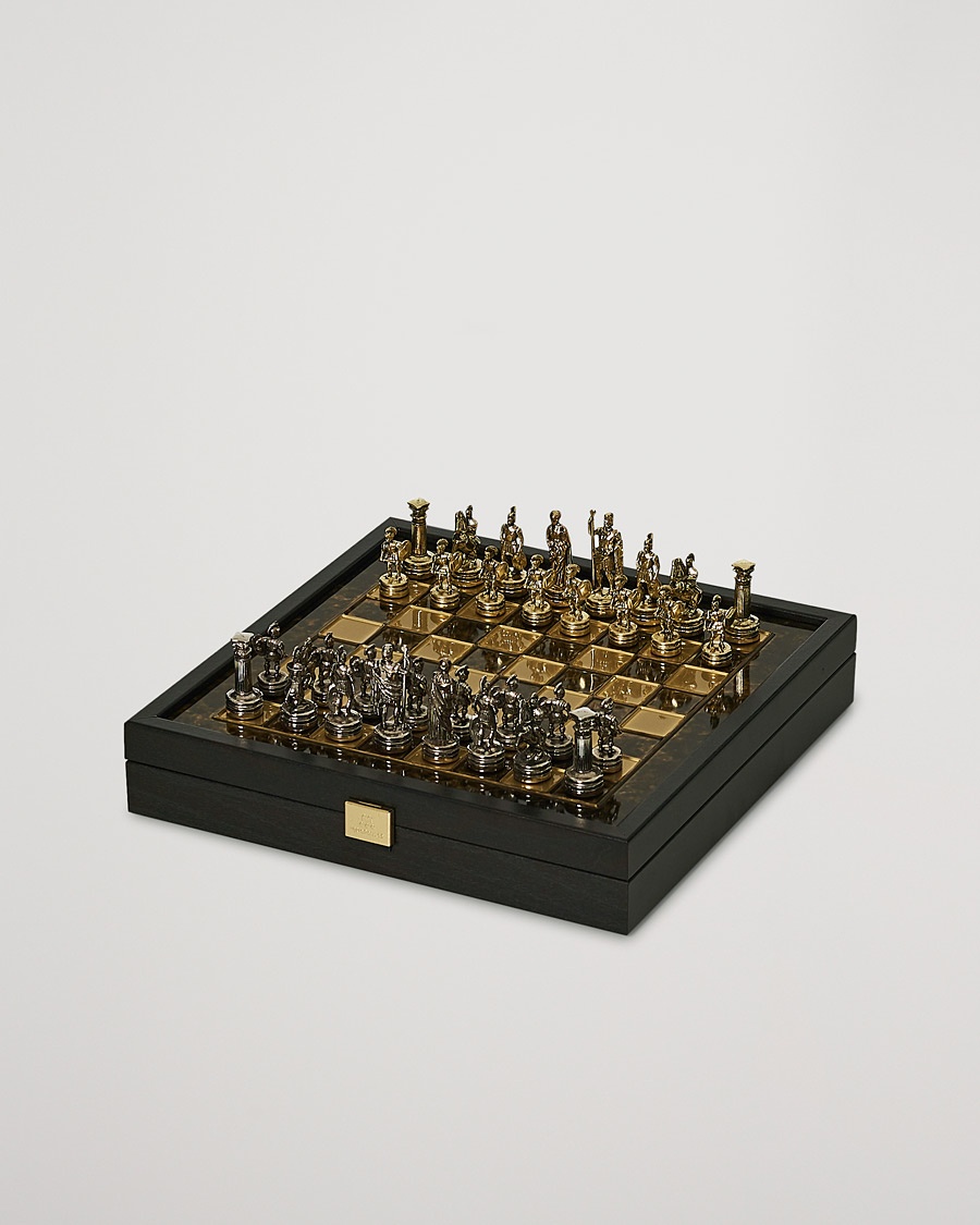 Manopoulos Greek Roman Period Chess Set Brown – Marron