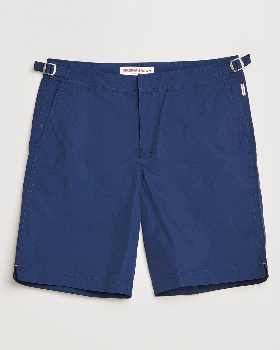 Orlebar Brown Dane III Long Leg Swim Shorts Navy – Bleu