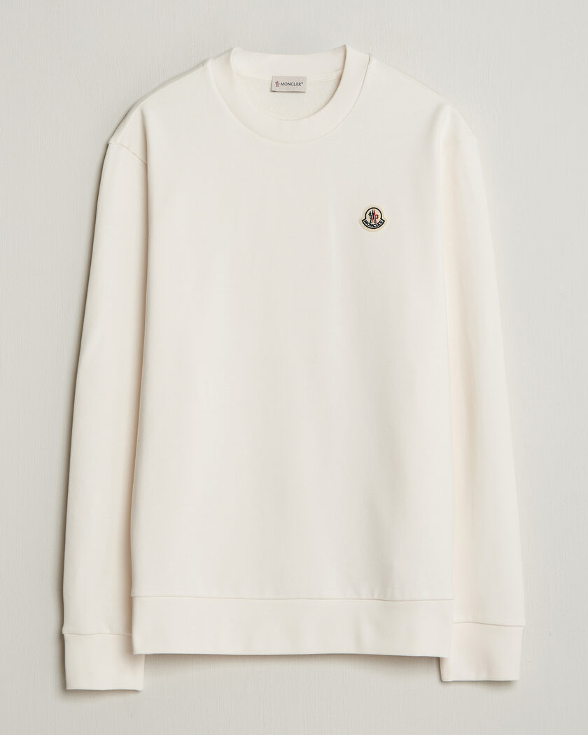 Moncler Logo Sweatshirt White – Blanc
