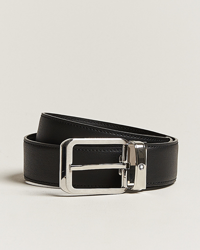  Black 35 mm Leather belt Black